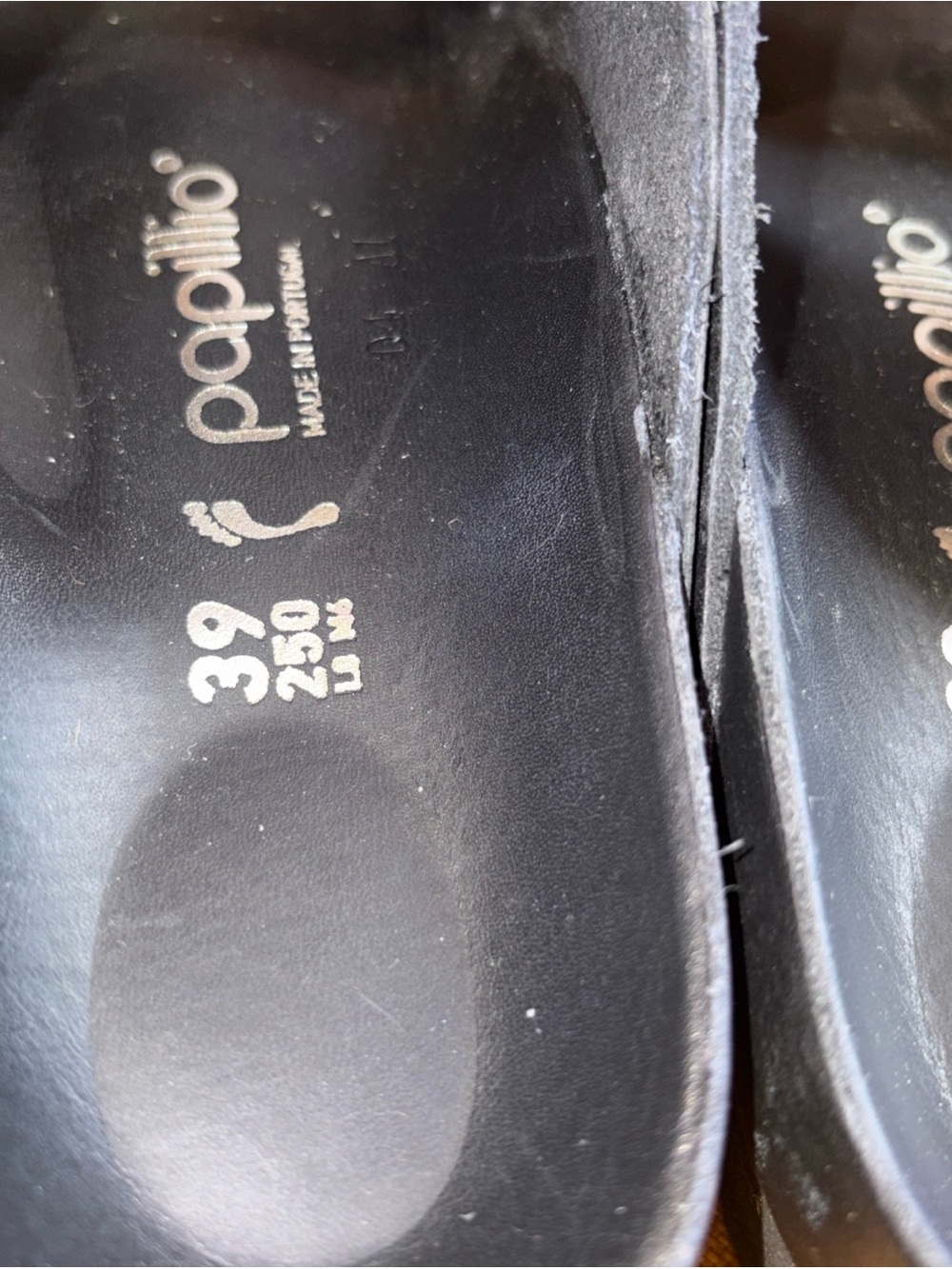 Papillo by Birkenstock Arizona Exquisite Platform Sandals Size 39 Black Unisex - Picture 2 of 5